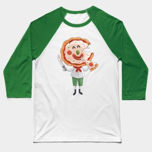 Mr. Pizza Baseball T-Shirt